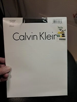 Calvin Klein Nuevo en Paquete Control Top Pantimedias Medias Suave Opaco Negro Talla 3 Foto 1 de 4