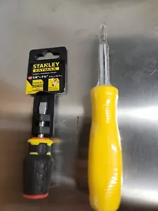 STANLEY 6-in-1 Flathead Slotted & Phillips and Stanley magnetic tip - Picture 1 of 4