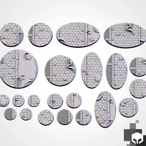 Warhammer 40K AOS Resin Base Toppers Wargaming Sci-Fi City - Bild 1 von 10