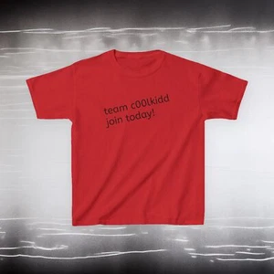 Kids Tee Shirt, Team c00lkidd, Roblox, Gamer, Gaming Tee, Game Fan Gift, - Picture 1 of 5