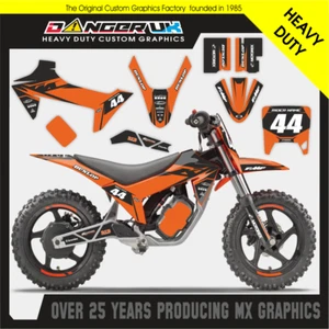 KTM SX-E2 GRAPHICS DECALS STICKERS KIDS ELECTRIC BIKE ADD NAME NUMBER - Picture 1 of 1
