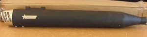 NOS Freedom Performance Racing Slip On Black Body Chrome Tip Single HD00268 - Picture 1 of 5