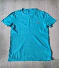 Polo Ralph Lauren T Shirt Mens Small  Turquoise Crew Neck Short Sleeve Tee Top  