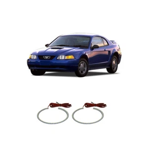 Kit de anillo de halo de faros LED blanco brillante para Ford Mustang 99-04 - Imagen 1 de 3