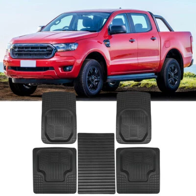 XPE Car Floor Mat For Ford Ranger XL XLT PJ PK Crew Cab Front & Rear Waterproof - image 1 of 4