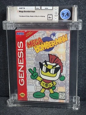 Sega Genesis MEGA BOMBERMAN Wata 9.4 A+ NEW Factory Sealed VGA CGC Game - Image 1 of 2