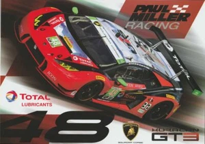 2017 Paul Miller Racing Lamborghini Huracan GT3 GTD Rolex 24 IMSA WTSC Hero Card - Picture 1 of 2