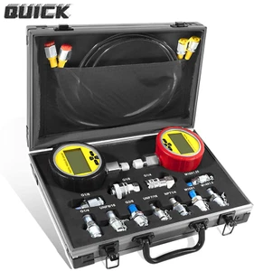 Kit accoppiamento manometro prova pressione idraulica digitale 70M 10000PSI per escavatore - Foto 1 di 11