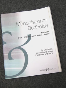 Mendelssohn - Nocturne From A Midsummer Night's Dream - Orchestra: Score & Parts - Picture 1 of 3