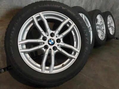 BMW Series 5 G30 G31 Touring Jantes Alu Pneu Hiver 225/55 R 17 Dunlop - Bild 1 von 4