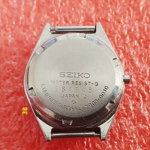 cassa orologio 24mm seiko 7903 0010 case watch stainless steel for parts vintage - Picture 1 of 6