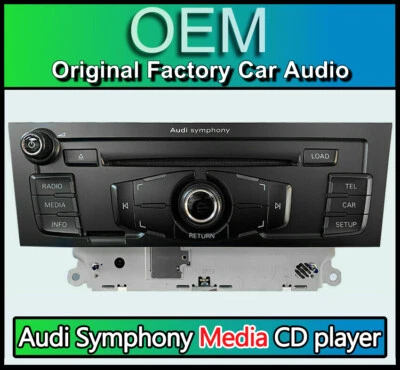 Audi A4 CD player radio stereo Symphony 6 DISC CD changer 8T2035195H CQ-EA1871G - Image 1 of 4