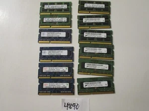 Micron+Others 12x2Gb=24Gb PC3-10600 1333Mhz DDR3 SODIMM Laptop Memory RAM (4890) - Picture 1 of 2