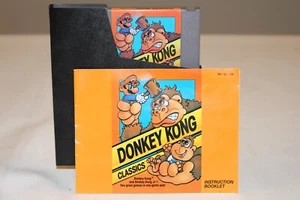 Donkey Kong Classics (Nintendo NES) Cart & Manual Only With Nintendo Sleeve - Picture 1 of 5