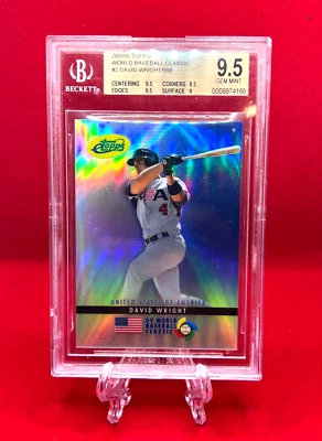 2009 eTopps World Baseball Classic #2 David Wright/999 * - Image 1 of 2