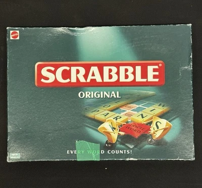 Scrabble Original Board Game By Mattel.  Great Fun For All The Family.  - Image 1 of 4