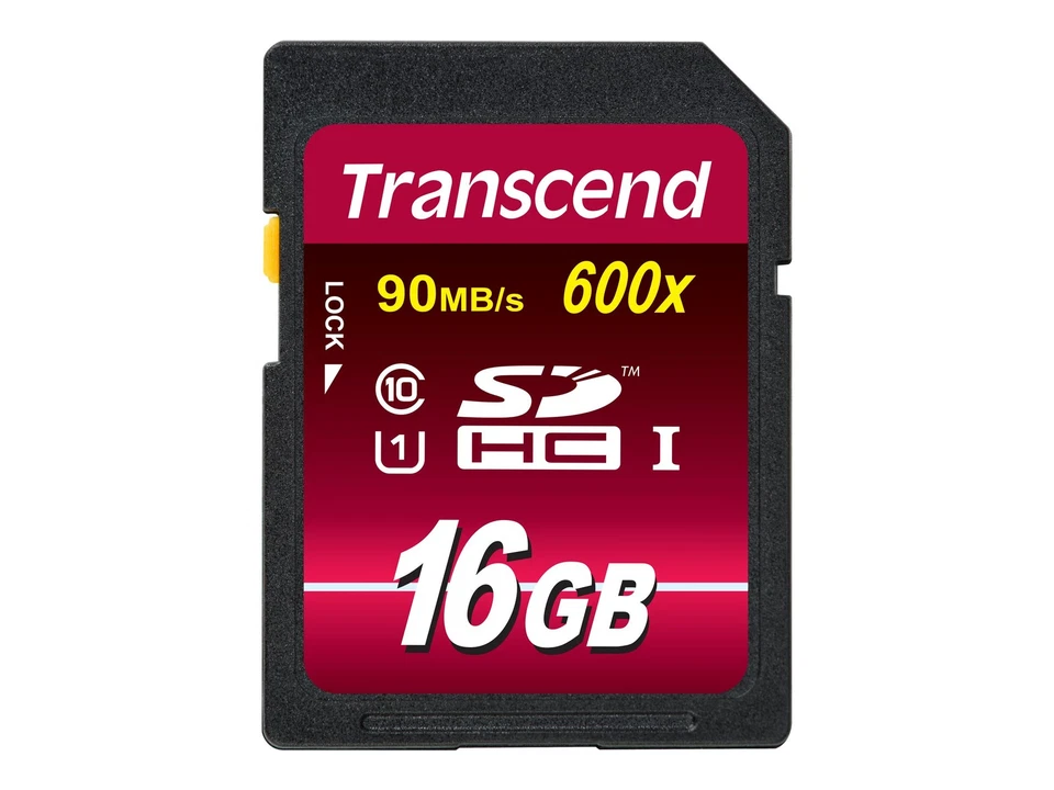 Transcend TS16GSDHC10U1 16 GB SDHC Classe 10 MLC 90 MB/s Class 1 (U1) UHS-I 2g - Immagine 1 di 1