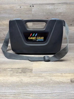 Sega Game Gear System Carry-All Carrying Case Asciiware ASCII Plastic With Strap - Image 1 of 4