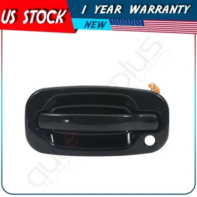 Manija de puerta exterior negra delantera lado del conductor izquierda para Chevrolet Suburban 00-2006 Foto 1 de 4