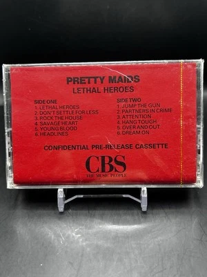 Pretty Maids - Lethal Heroes (Jump the Gun) / Cassette / Rare Sealed / Promo - Image 1 of 4