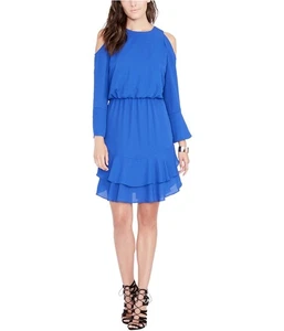 Rachel Roy Womens Coco Cold Shoulder Dress, cobaltblue, 14 - Picture 1 of 1