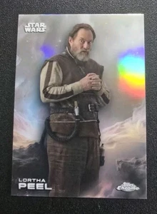 2025 Topps Chrome Star Wars #132 LORTHA PEEL Rainbow Refractor - Picture 1 of 2