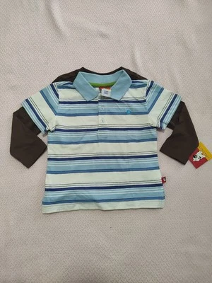 🟠 Piñones 2 piezas Camisas para niños pequeños - 2T Manga Larga y 24mos Polo🟠 Foto 1 de 4