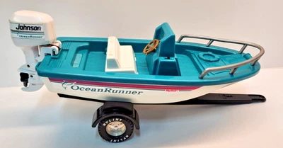 1994 Nylint Ocean Runner Speed Boat with Johnson Outboard Motor & Trailer - Image 1 of 4