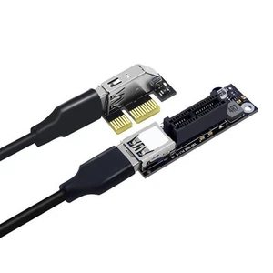 Câble PCIE Riser, 10 Gbit/S, USB 3.0, PCI Express X1 vers X1, rallonge K4166 - Photo 1/6