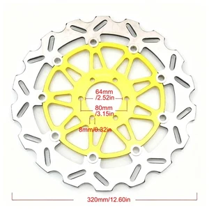 2PCS Front Brake Disc For Aprilia RS Tuono125 RS660 900 RSV4 RR V4R 1200 - Bild 1 von 3