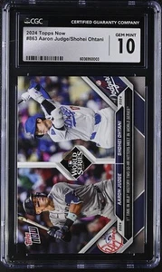 2024 Topps Now Aaron Judge/Shohei Ohtani #863 CGC 10 - Picture 1 of 2