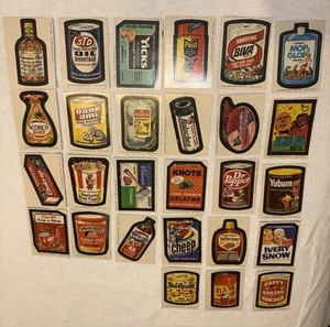 1974 Serie 8: WACKY PACKAGES "Tan Back" UNVOLLSTÄNDIGER SATZ 27 / NM oder BESSER - Bild 1 von 6