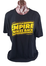 Star Wars - The Empire Strikes Back T Shirt, Size XL, Black & Gold, 100% Cotton