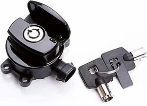 HARLEY DYNA ROAD KING FATBOY HERITAGE DYNA WIDE GLIDE BLACK KEY IGNITION SWITCH - Picture 1 of 1