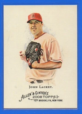 2008 Topps Allen and Ginter #125 John Lackey Angels - Image 1 of 2