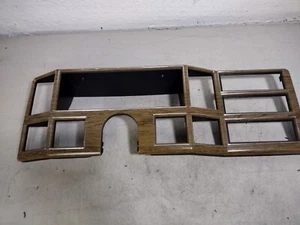 84-96 Jeep Cherokee XJ OEM Wood Grain look Dash Panel Bezel Insert Trim - Picture 1 of 12