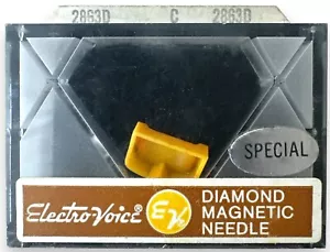 Aguja de diamante Pfanstiehl 2863D vintage década de 1970 (TOTALMENTE NUEVA Y SELLADA) - Imagen 1 de 6