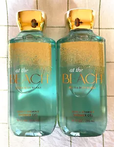 BATH & BODY WORKS AT THE BEACH SHOWER GEL, 10 OZ, LOT OF 2 BOTTLES - Picture 1 of 1