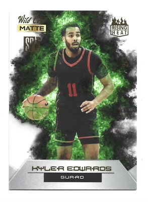 /3 2022 Wild Card Matte SP Exclusive Rising Heat Basketball RHN-14 Kyler Edwards - Image 1 of 2