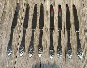 Ikea NATT Stainless Steel Dinner Knives 8 3/4" Flatware Set Of 8 - Picture 1 of 6