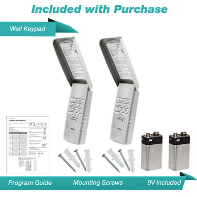 GARAGESYNC 2 Garage Door Opener Keypad Replacement for Sears Craftsman 315Mhz 390Mhz 878MAX
