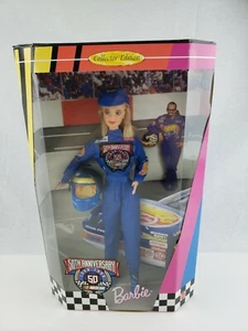50th Anniversary Nascar 1998 Barbie Doll - New - Picture 1 of 6