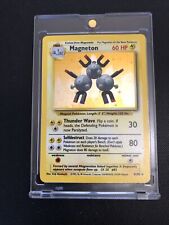 Pokémon TCG Magneton Base Set 9/102 Holo Unlimited Holo Rare LP-MP
