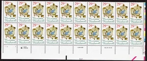 Scott #2839 29¢ Norman Rockwell Plate Block of 20 Stamps - MNH Bottom - Picture 1 of 1