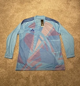 Adidas Tiro 24 Competition Goal Keeper Jersey Semi Blue Men’s Size XL IN0410 NWT - Picture 1 of 4