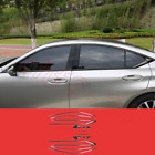For Lexus Es 300H 350 19-2022 Carbon Steel Car Window Strip Cover Trim Kit 14Pcs