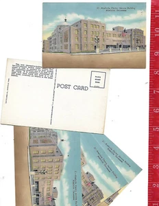 Vintage Lot 5 linen pc NEVER USED Nashville Electric Service Building Tennessee - Picture 1 of 3