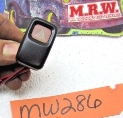 97 MAZDA 626 4 WAY FOUR HAZARD SWITCH EMERGENCY DASH WIRE PLUG CONNECTOR FLASHER - Image 1 of 4