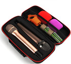 Wireless Microphone Case: Hard EVA Case for Handheld Microphone Dual Mic Bag Mic
