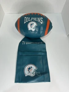 Miami Dolphins T.V. Quarterback Arm Chair Remote Holder - Picture 1 of 11
